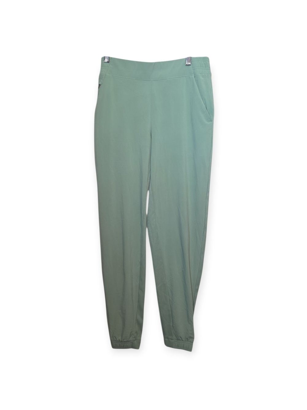 Women's Athleta Brooklyn Jogger in light green, size 10 Tall